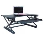 STARSDOVE Home office school sit standing desk height adjustable laptop folding computer desk