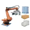 Automatic robot palletizer machine for stacking boxes, bags, boxes