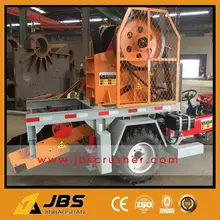 Portable Diesel Engine Tractor Portable Mobile Limestone Jaw Crusher
