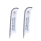 Good quality outdoor advertising fiberglass pole feather flag