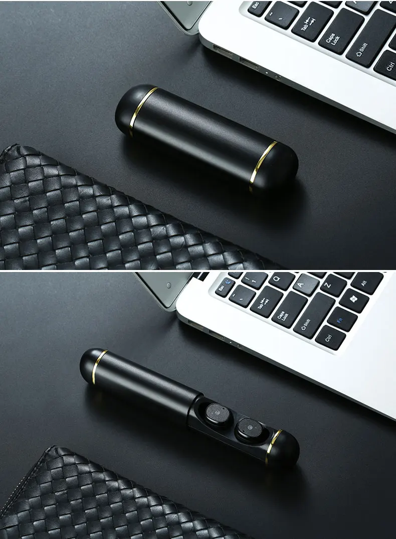 Mini Portable Truly Wireless Headphone Deep Bass Sound Earphone Earbuds HiFi