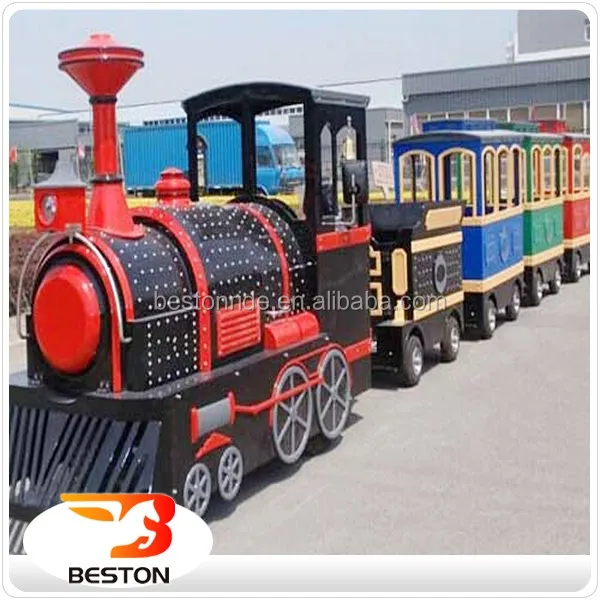 family entertainment center equipment outdoor games adult used trackless train for sale