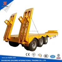 Widely Used Lowboy Trailer 3 Axle