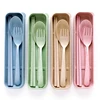 /product-detail/promotional-items-eco-friendly-heat-proof-wheat-straw-chopsticks-spoon-fork-flatware-cutlery-set-62147681510.html