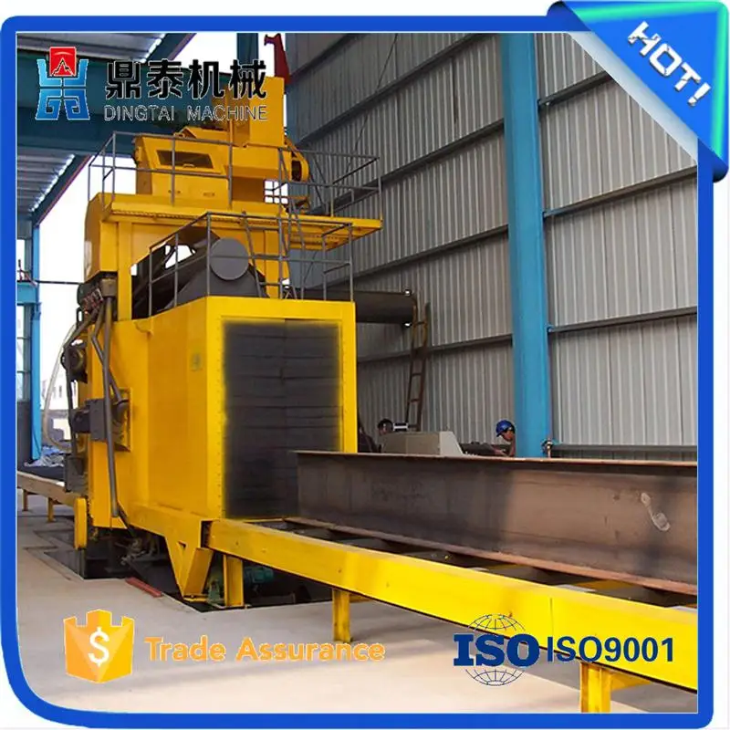 automatic feed h beam shot blasting machine, automatic polishing machine