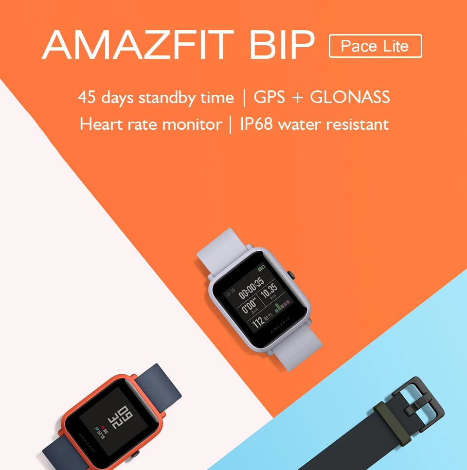 Mode Xiaomi Amazfit Sport Bracelet R&eacute;sistant &Agrave; L'eau Montre Intelligente - ANKUX.COM