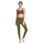 Wholesale workout clothing gym wear yoga pants girls high waisted leggings for women