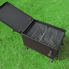 C-14 small portable camping stove and multi fuel stove cooking /wood heater