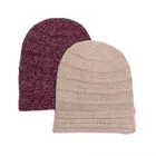 Popular Hand Crochet Headband Wholesale Cashmere Ponytail Beanie Hats