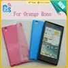 Back Cover For ZTE Blade Vec 4G TPU Case Jelly Case For Orange Rono