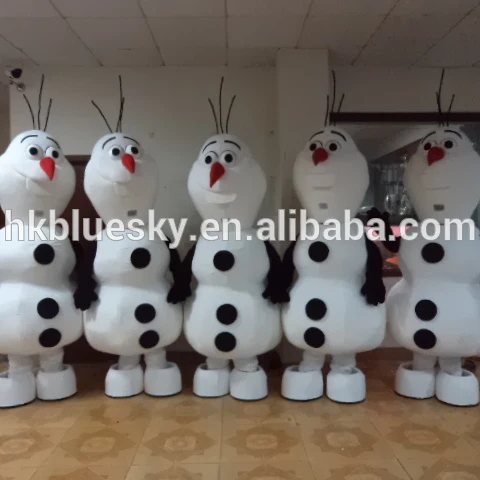 Bswm170 взрослый Рождественский костюм снеговика Олаф снеговик maskot для продажи