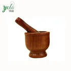 Wholesale Mortar and Pestle Kitchen Wooden Mashers Tools Spice