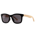China factory designer glasses with wood arms sunglasses