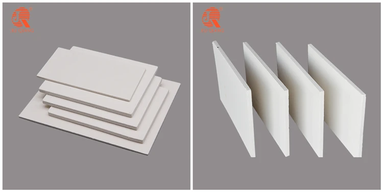 High density heat resistant ceramic fiber board