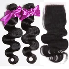 factory best sell product wholesale price body wave 10a peruvian hair virgin hair bundles with lace closure