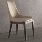 DC-694 Modern Design Leather Restaurant Furniture Ash Wood Dining Chair