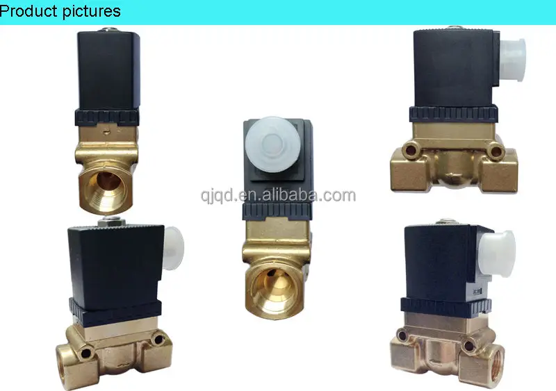 piston type high pressure solenoid valve normally open