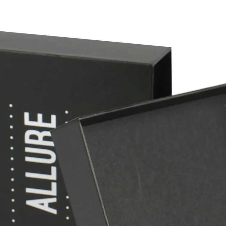 picture of custom wholesale black packaging gift t shirt box