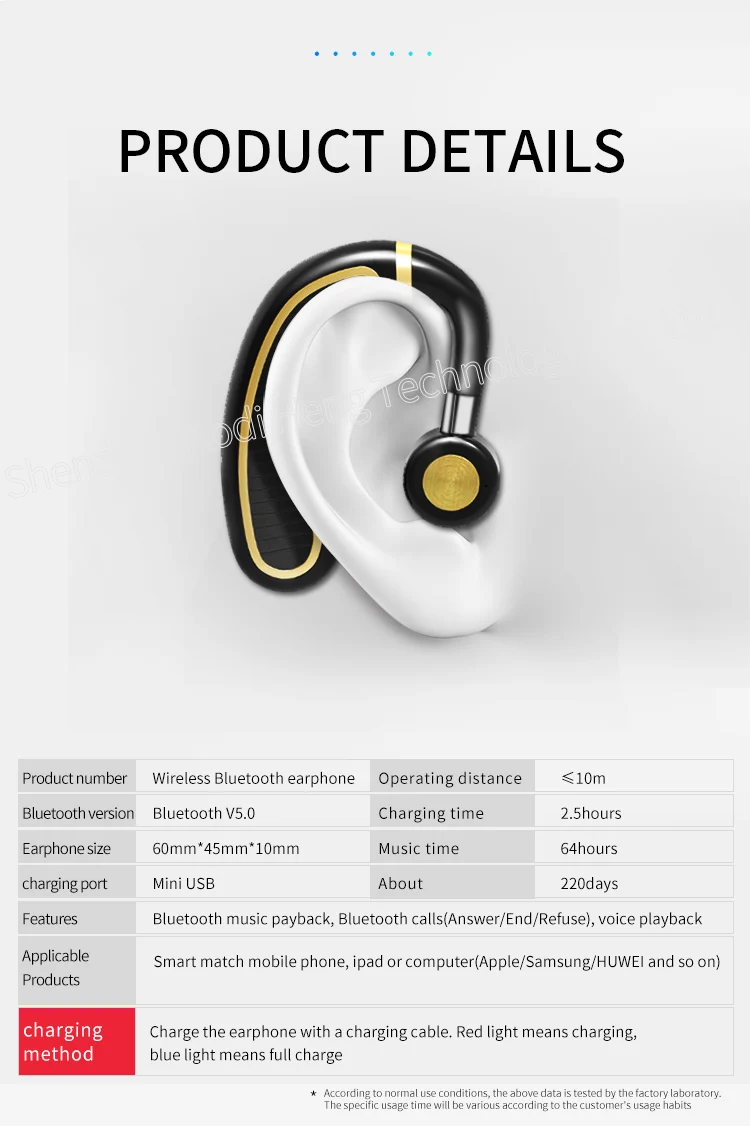 100% Original Oem Cell Phone Mobile earhook headphones wireless bluetooth earphone With Remote Mic EO-IG955 For s8 plus s7 s6 s9 - ANKUX.COM