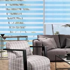 New design blackout waterproof printed outdoor zebra roller blind