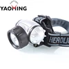 YM-3017 Cheap Price Plastic Headlight 3 Models LED Lights Headlamp