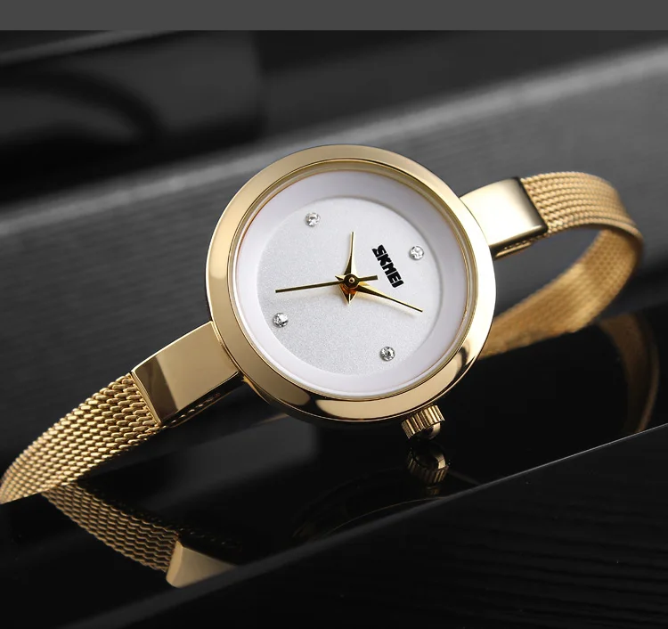 Cheap lady latest alloy hand watch women skmei brand