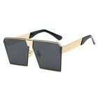 New Women Fashion Polarized Glasses Oversized Square Sunglasses