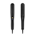 Trending Products 2019 New Arrivals 2 in 1 Mini Beard Wireless Hair Brush Straightener