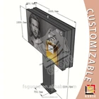 Outdoor billboard advertising equipment aluminum profile scrolling billboard