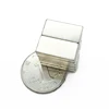 Bright silver N42 25 x 10 x 2 mm Neodymium Block magnet