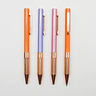 2017 Luxury Engraved Rose Gold Free Metal Ball Pens Sample Custom Logo
