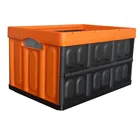 clever lock food small packing 12 gallon collapsible car trunk storage bin box chair