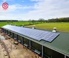 Solar energy prefab steel structure chicken house building for poultry farm