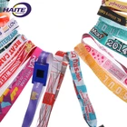Polyester Woven Wristband for Evening/Party/Festival and Gift