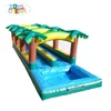 inflatable coconut slip and slide inflatable double lane slip slide water slip slide game