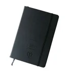 Promotion A5 High Quality Notepad Leather Hard Cover Business Travel Note Book