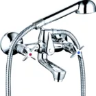 80401 CP Wall Mounted Bathroom Accessories Faucet Mixer Set Bathtub Tap Shower Set Faucet Bathroom Tap