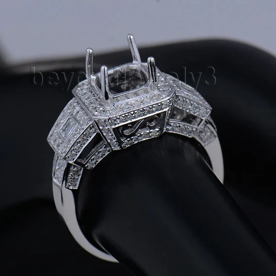 Luxury Ring Settings Without Stones For Men Natural 14k Gold Diamond