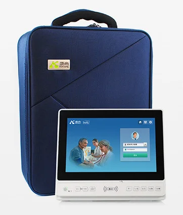 Mobile handheld gesundheit monitor für integrierte diagnose telemedizin ehealth eClinic