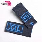 Brand custom printing label main care wash label in polyester satin tyvek paper