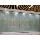 Philippines Conference Room Sliding Double Glass Door Partition Wall