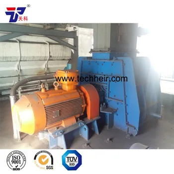 Non-reversible Hammer mill and hammer crusher for quicklime production