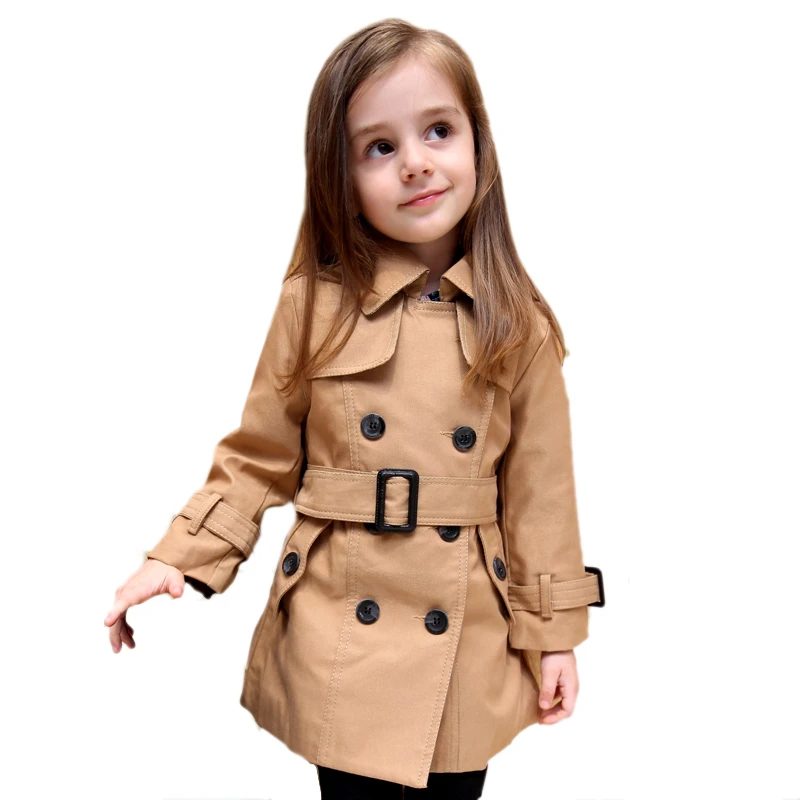 Baby Girls Jacket Kids Outerwear Toddler Trench Princess Coat Clothes Manufacturer Customization OEM Type Factory Guangzhou