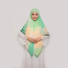 Customize Size Printed Muslim Hijab Scarves Shawl for Muslim Woman
