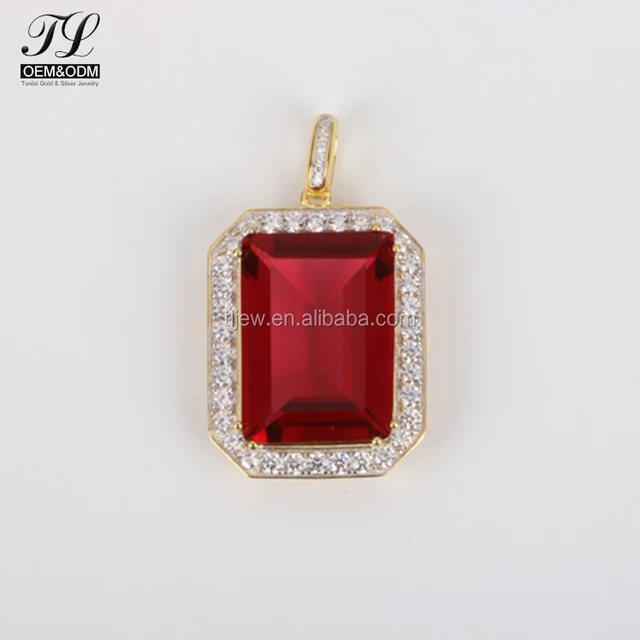 affordable women gift party wedding use gold single ruby stone