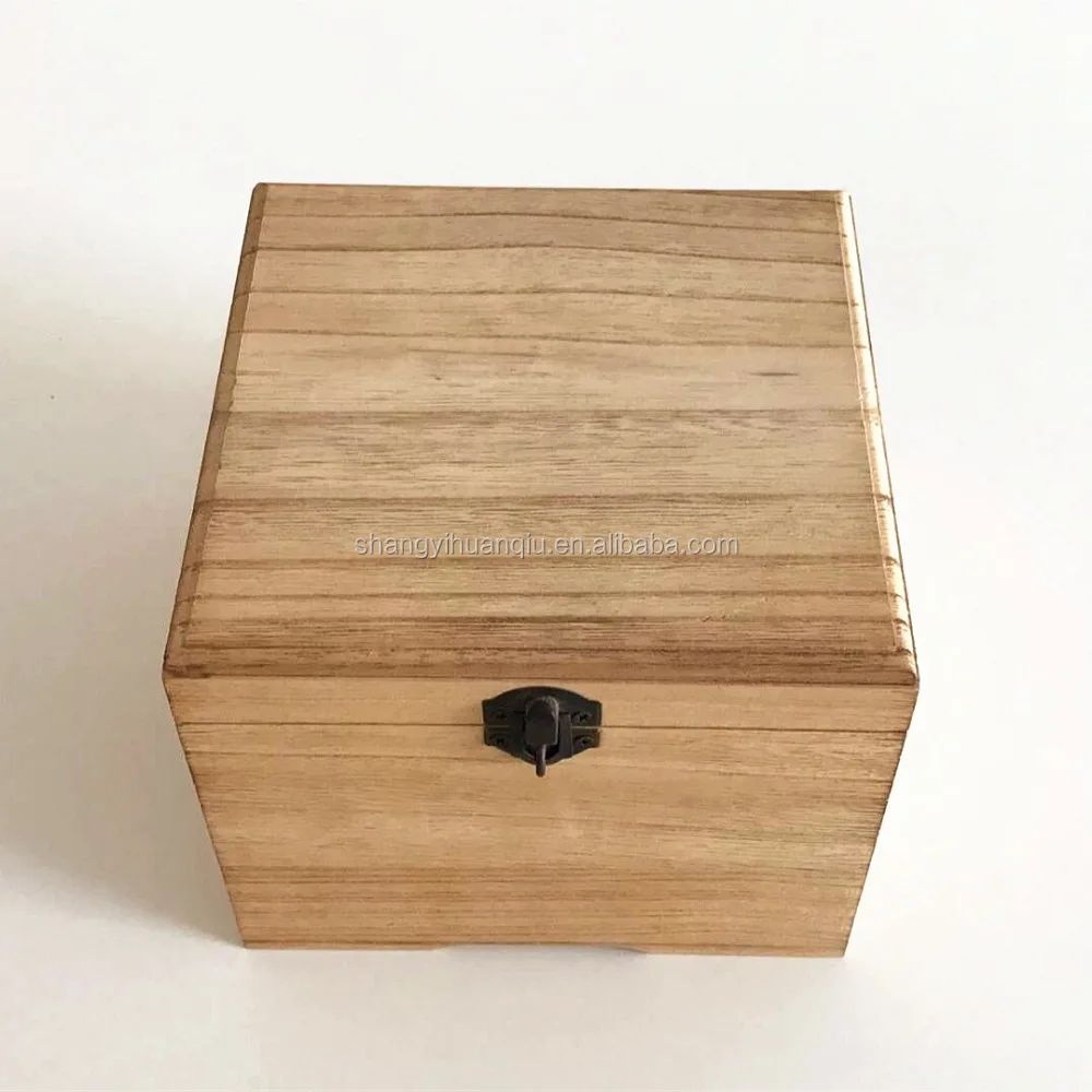 custom order paulownia wooden jewelry wooden gift box