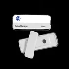 Professional Hot Sale Items 79*32mm Size Name Tag Type Custom Reusable Acrylic Magnetic Name Badge Holder