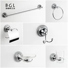 2017 New Design Cheap Zinc Alloy Chrome Bathroom Accessory Set