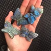 Natural Labradorite Carvings Butterfly Polished Crystal Figurines For Sale