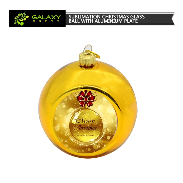 sublimation blank ceramic ornament  ball for christmas tree